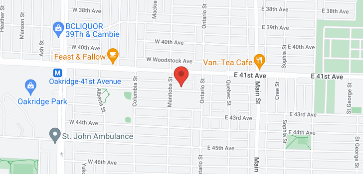 map of 57 W 42ND AVENUE